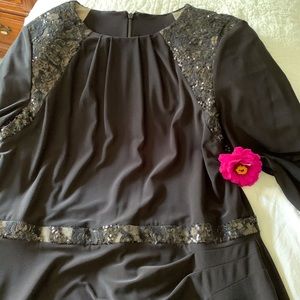 Black cocktail dress